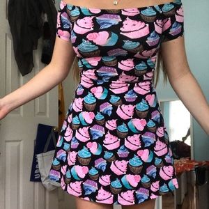 Cupcake skater dress